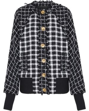Balmain Oversized Bomber Jacket - Black