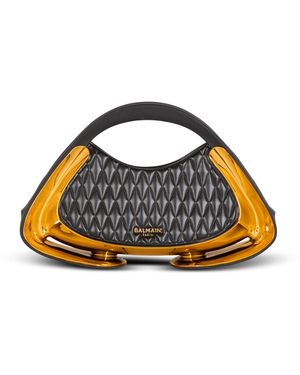 Balmain Quilted Medium Jolie Madame Bag - Blue