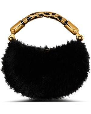 Balmain Mini Ebene Bag - Black