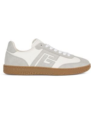 Balmain Swan Trainers - White