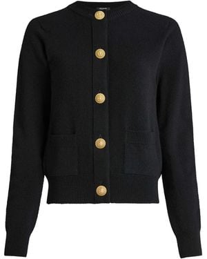 Balmain Eco-Cashmere Cardigan - Black