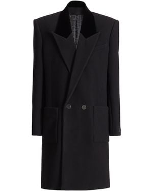Balmain Cappotto Lungo - Nero