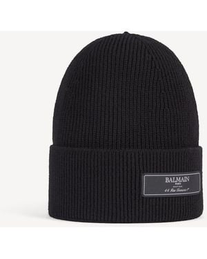 Balmain Paris Wool Beanie - Black