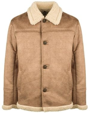 Mc2 Saint Barth Eco-Shearling Jacket - Natural