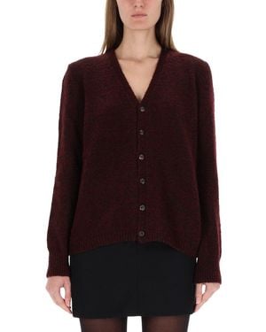 Maison Margiela Wool Cardigan - Red