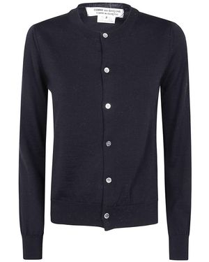 Comme des Garçons Roundneck Cardigan Clothing - Blue