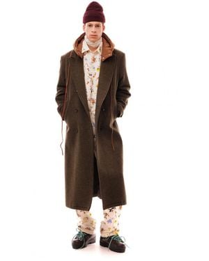 LC23 Hooded Shetland Coat Clothing - Brown