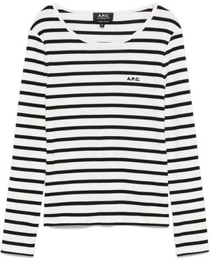 A.P.C. T-Shirts - Black