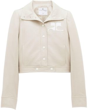 Courreges Reedition Vinyl Jacket - White