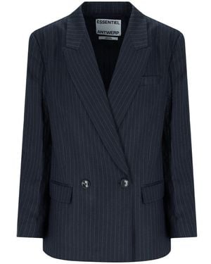 Essentiel Antwerp Ipursuit Oversized Blazer - Blue