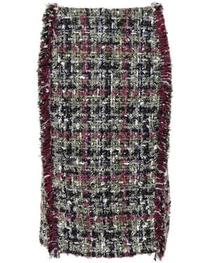 Etro Elegant Detailed Fall Skirt for Women - Gray