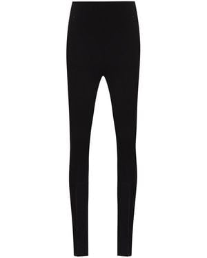 Wardrobe NYC Front Zip Leggings - Black