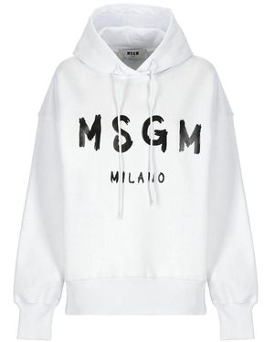 MSGM Sweatshirts - White