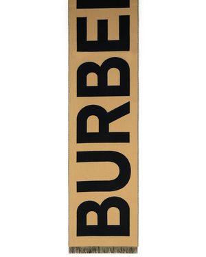 Burberry Wool Scarf - Metallic