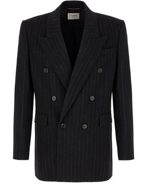 Saint Laurent Jackets & Vests - Black