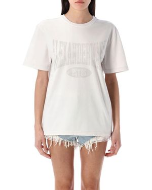 Alexander Wang Graphic Short Sleeve Tee - White