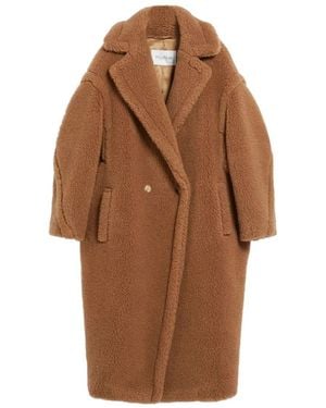Max Mara "teddy" Classic Coat Clothing - Brown