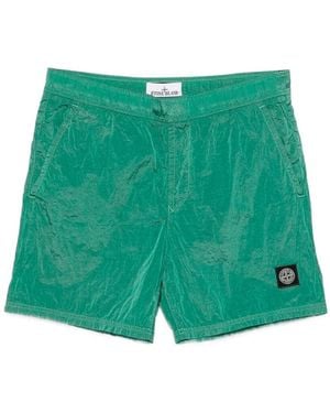 Stone Island Mid-Length Swim Shorts - Green