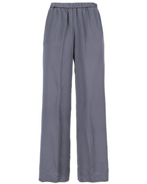 Aspesi Classic Tailored Pants With Straight Leg Cut - Blue