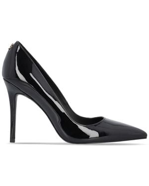 Pinko Pointed Toe Pumps With Patent Finish - Black