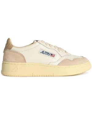 Autry Leather Sneakers - Natural
