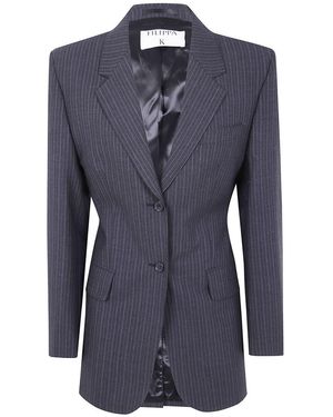 Filippa K "hourglass Pinstripe" Blazer Clothing - Blue