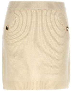 Michael Kors Knitted Skirt - Natural