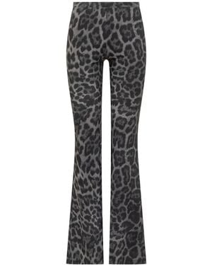 Stella McCartney Leopard Print Pants - Black