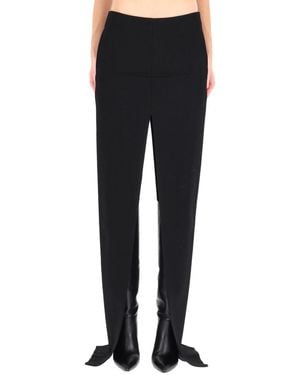 Rick Owens Long Skirt With Center Slits - Black