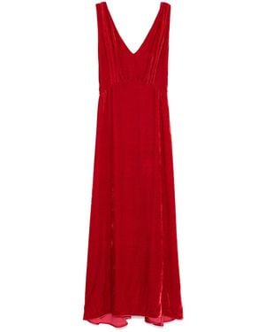 P.A.R.O.S.H. Relur Maxi Dress - Red