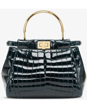 Fendi "Peekaboo" Crossbody Bag Mini - Blue
