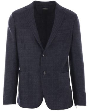 ZEGNA Jackets - Blue