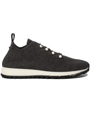 Jimmy Choo "veles" Cashmere Sneakers - Black