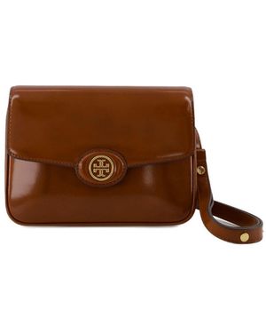 Tory Burch Robinson Spazzolato Bag - Brown