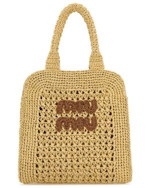 Miu Miu Handbags. - Natural