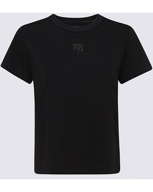 T By Alexander Wang Cotton T-Shirt - Black