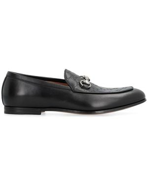 Gucci Leather Loafers - Black