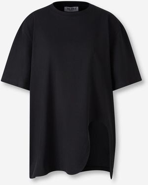 The Attico Plain Logo T-shirt - Black