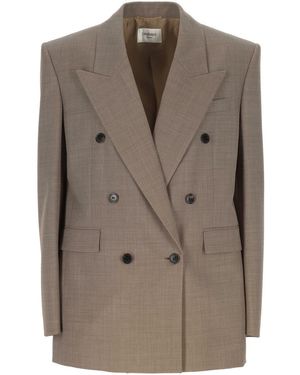 Saint Laurent Jackets - Brown