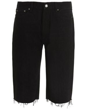 Saint Laurent Bermuda Denim - Black