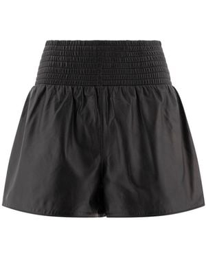 Sportmax Nappa Shorts - Black