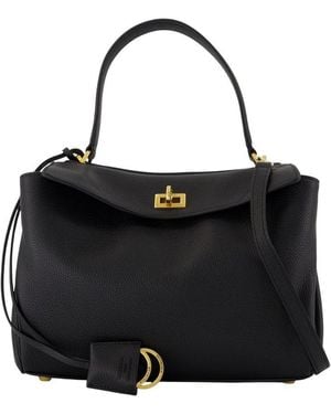 Balenciaga Rodeo Top Handle Small Purse - Black