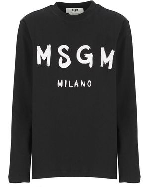 MSGM T-Shirts And Polos - Black