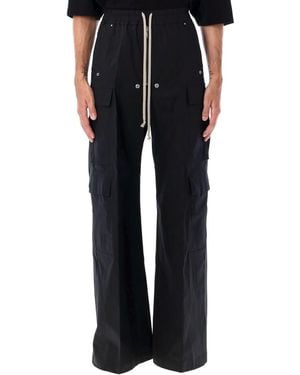 Rick Owens Cargobelas Heavy Cotton Poplin Pant - Black