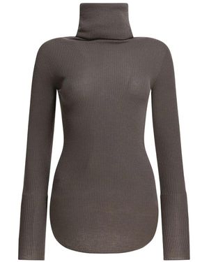 Rick Owens Ribbed Tube Clothing - Black