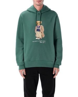 Polo Ralph Lauren Polo Bear Fleece Hoodie - Green