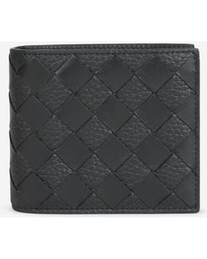 Bottega Veneta Leather Cardholder - Grey