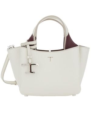 Tod's Apa 2 Manici Micro Trc Pelle T Pend - White
