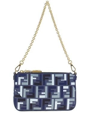 Fendi 'Baguette' Pouch - Blue