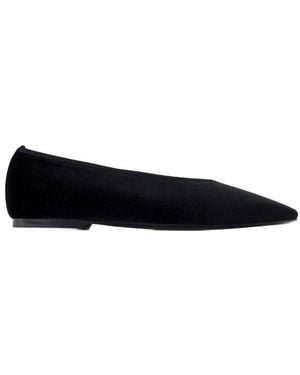 TOTEME Minimalist Ballerinas - Black